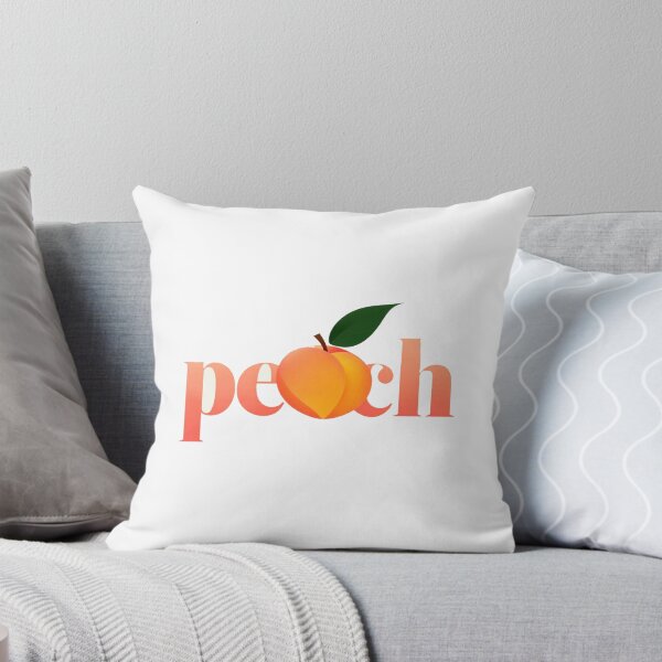 Item preview, Peach Aesthetic Word Art Design • Cute Fruit Typography • Soft Pink Peach Illustration for Stickers & Prints designed and sold by Bright Nest Studio.