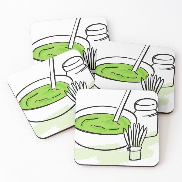 Item preview, Hand Drawn Matcha Tea Ceremony Set designed and sold by Drukzone.