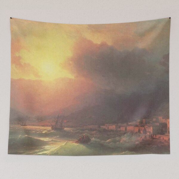 Item preview, View of Yalta in evening designed and sold by SharonTheFirst.