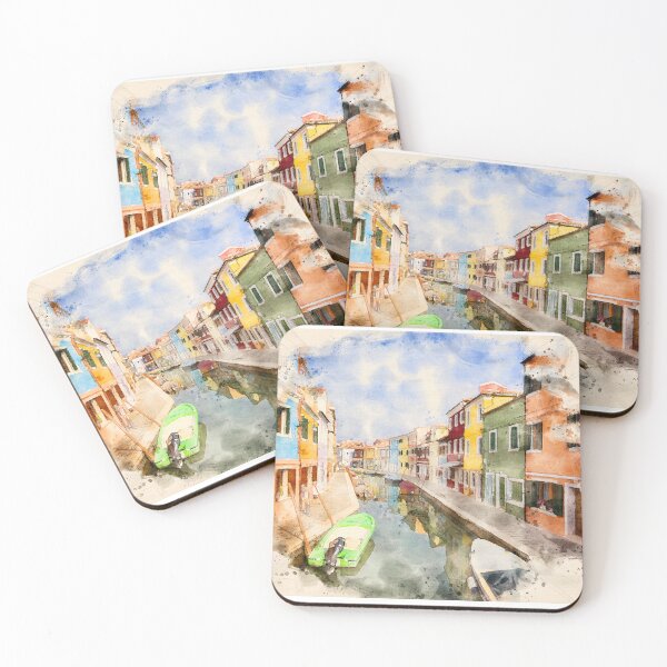 Item preview, Acuarela de Burano designed and sold by Graz-Photos.