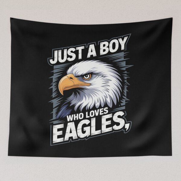 Item preview, Just A Boy Who Loves Eagles Lover Boys Eagle designed and sold by consfafaperi.