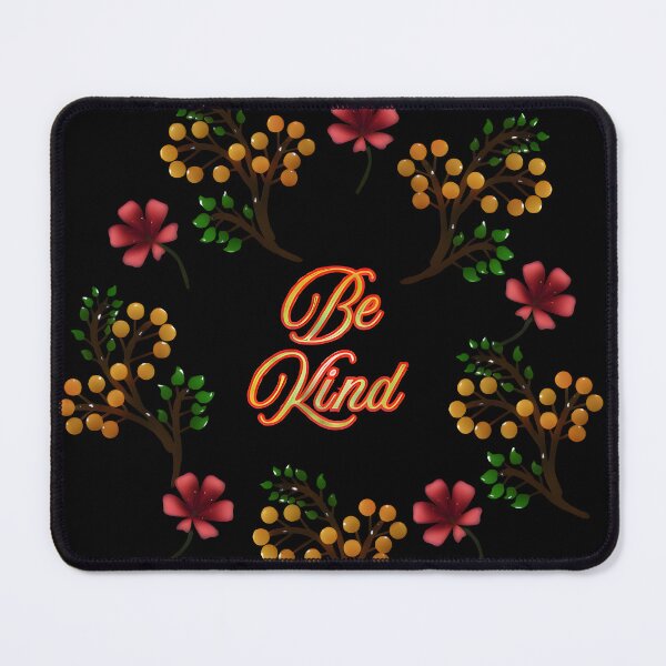 Item preview, Be Kind Floral Design | Cute Flower Aesthetic Typography | Positive Quote with Botanical IllustrationMinimal Floral Fruit Illustration designed and sold by HopeAndHustle.