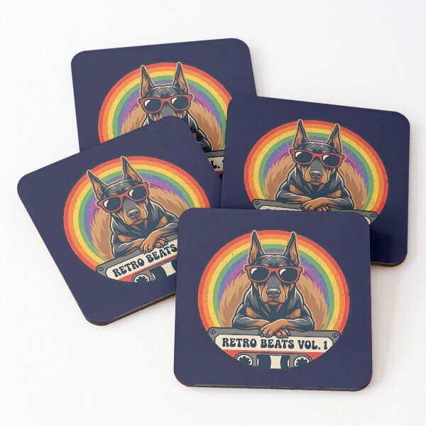 Item preview, Retro Beats Vol. 1 – Funky Doberman Design designed and sold by Dogandesighn.