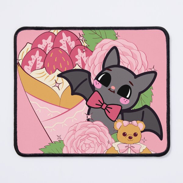 Item preview, Kawaii Bat, Strawberry Crepe and Teddy Bear designed and sold by Kanniax.