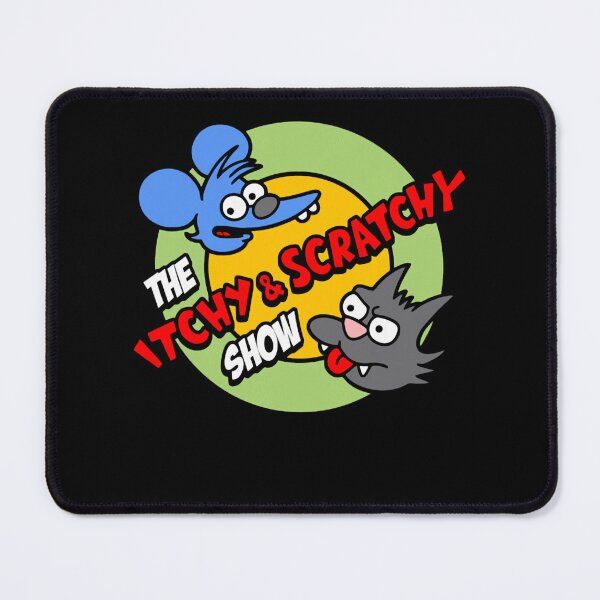 Item preview, The Itchy & Scratchy Show Cartoon Logo designed and sold by Siriusian369.