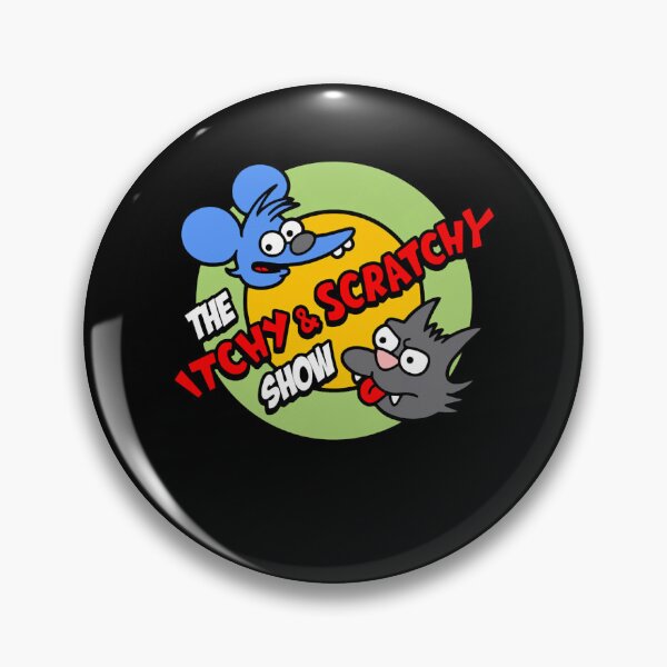 Item preview, The Itchy & Scratchy Show Cartoon Logo designed and sold by Siriusian369.