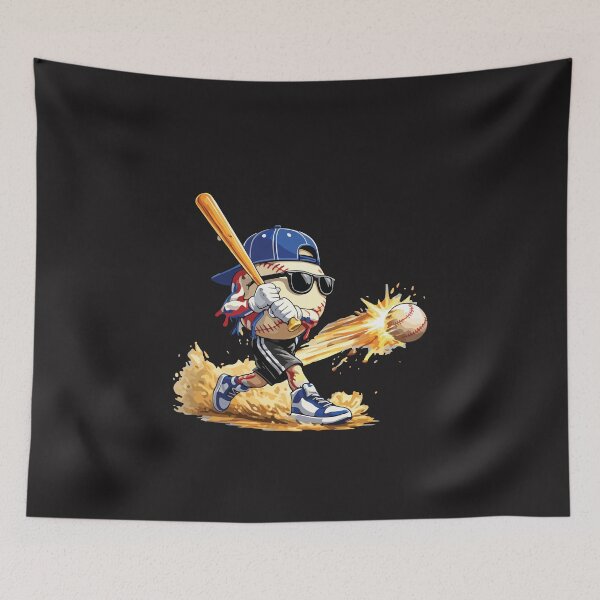 Item preview, Baseball Drip Ice Cream Style Funny Boy Kids Baseball Player Design designed and sold by kiralynstration.