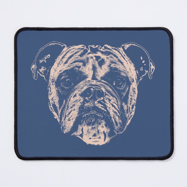Item preview, Gritty Bulldog Face Vintage Style Dog Graphic Tough Bulldog Portrait designed and sold by donwillisjrart.