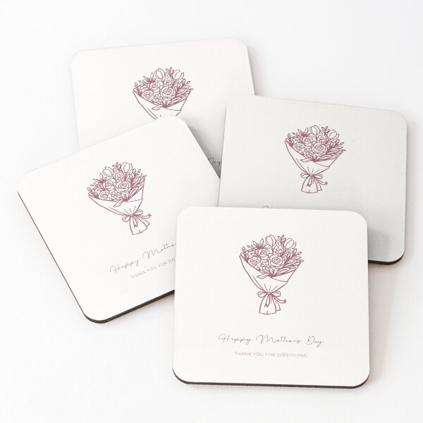 Item preview, Stylized Flower Bouquet – Elegant Mother’s Day Gift designed and sold by PixelPeach23.