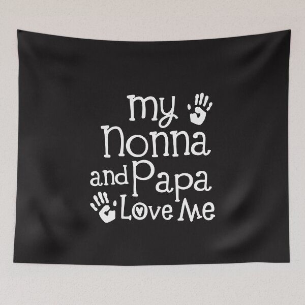 Item preview, My Nonna and Papa Love Me Cute Grandchild Family Kids Gift Design designed and sold by kiralynstration.