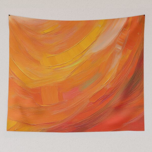 Item preview, Beautiful orange abstract work designed and sold by Photopat.