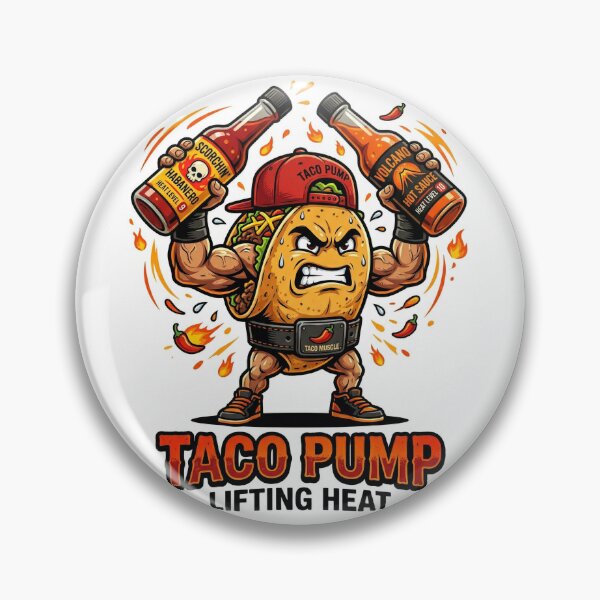 Item preview, Taco Pump – Lifting Heat Funny Taco Design designed and sold by ArtisticVlad.