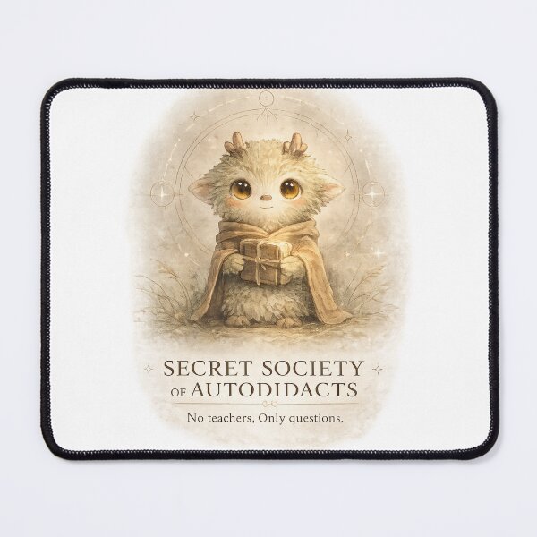 Item preview, Secret Society of Autodidacts – Veljko Intellectual Aesthetic Design designed and sold by InnerwayStudio.