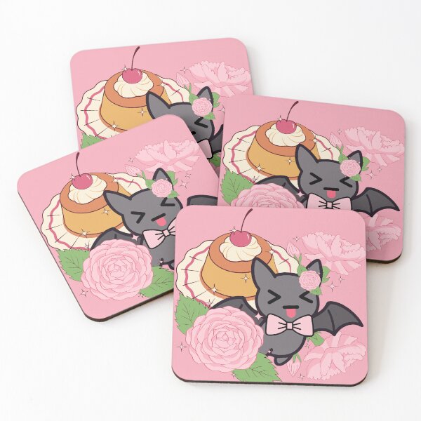 Item preview, Mischievous Bat and Kawaii Caramel Flan designed and sold by Kanniax.
