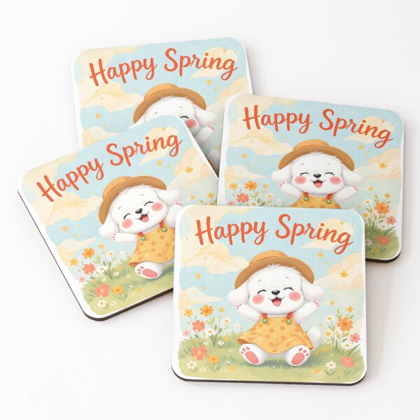Item preview, Maltese Puppy Spring Art designed and sold by Kedspicedesign.
