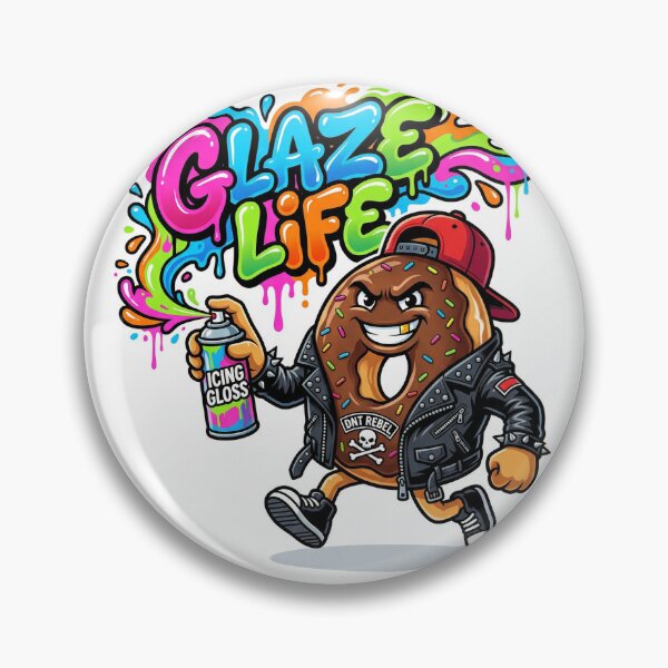 Item preview, Glaze Life – Cool Donut Vibes Street Design designed and sold by ArtisticVlad.