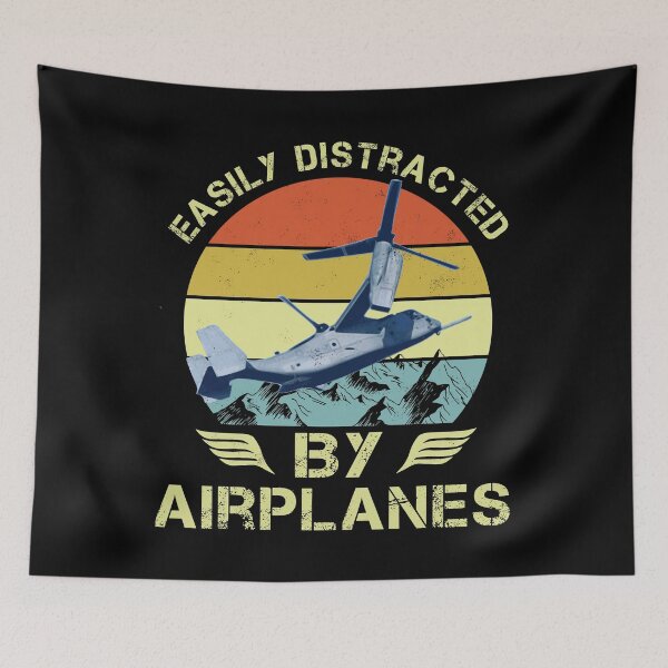 Item preview, Easily Distracted By Airplanes Osprey Shirt designed and sold by Emberglowo.