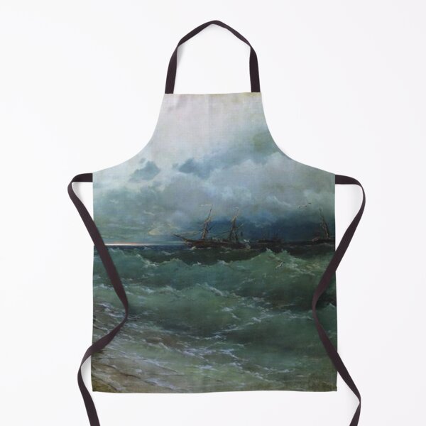Item preview, Ships in the stormy sea designed and sold by SharonTheFirst.