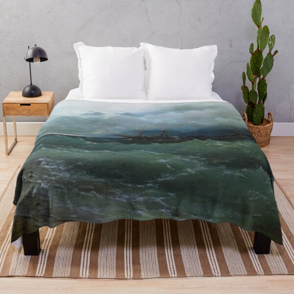 Item preview, Ships in the stormy sea designed and sold by SharonTheFirst.