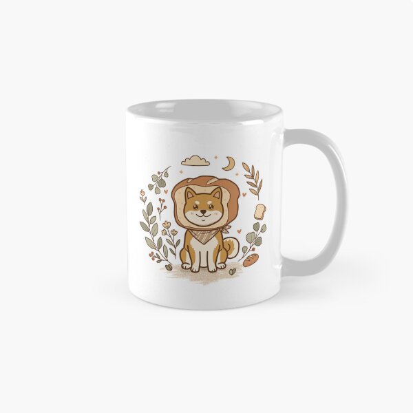 Item preview, Shiba Bread Buddy - Cute Minimalist Kawaii Shiba Inu Toast designed and sold by Minimochi Art.