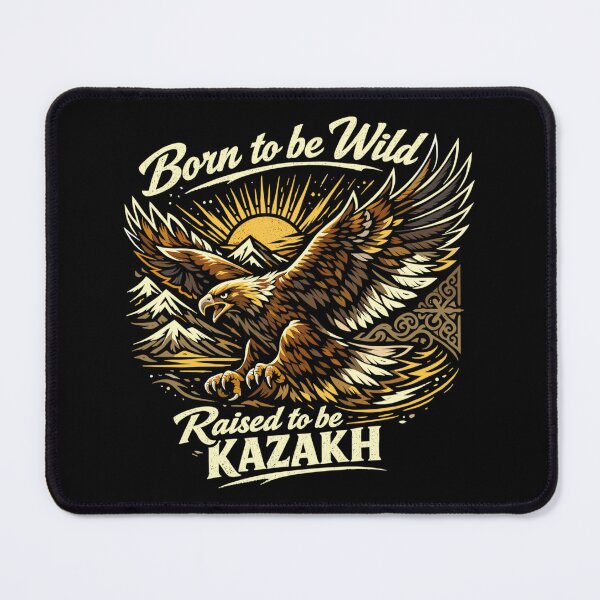 Item preview, Golden Eagle Born to be Wild Kazakh Design designed and sold by Pineapple-Tree.