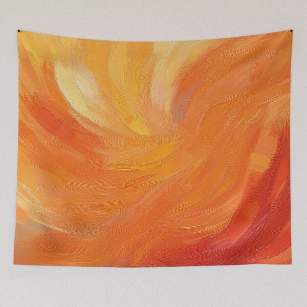 Item preview, Orange abstract art work designed and sold by Photopat.
