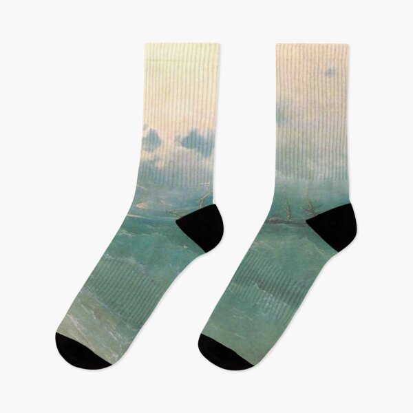 Item preview, The ships on rough sea, sunrise designed and sold by SharonTheFirst.