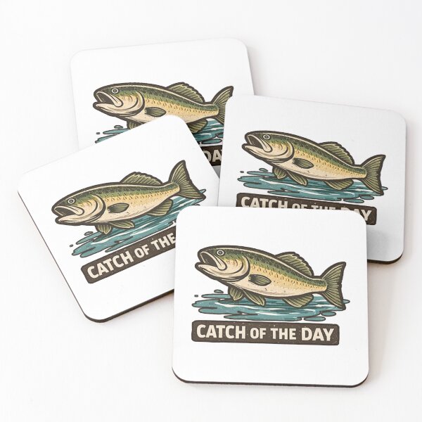 Item preview, Catch of the Day – Vintage Fishing Graphic designed and sold by Bronse Wear.