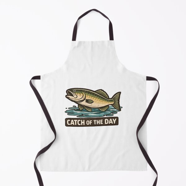 Item preview, Catch of the Day – Vintage Fishing Graphic designed and sold by Bronse Wear.