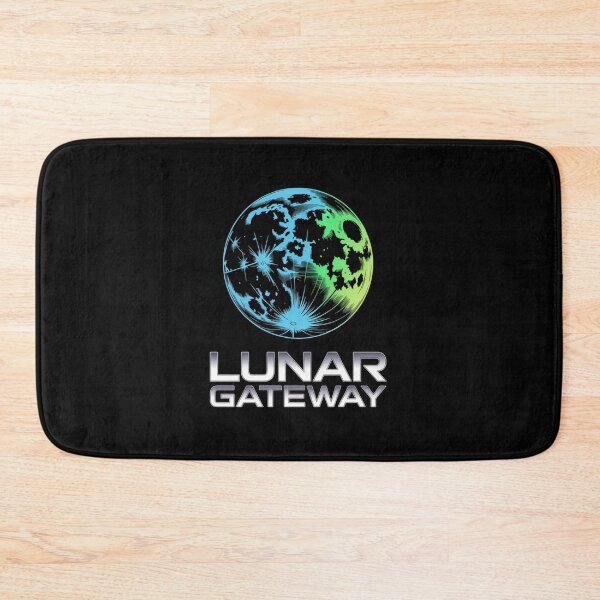 Item preview, Lunar Gateway — Moon Topographic Map Glowing Space Art Tee V4 designed and sold by DarylWelsh2024.