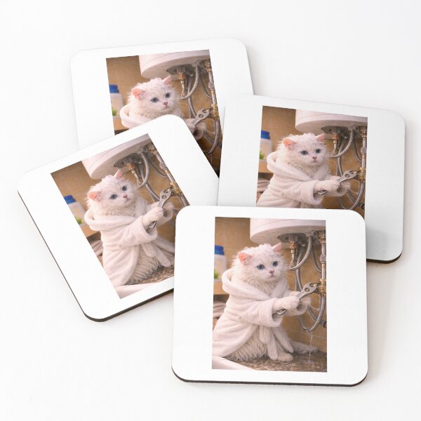 Item preview, Bathroom Emergency Cat designed and sold by LovelyCatGalaxy.