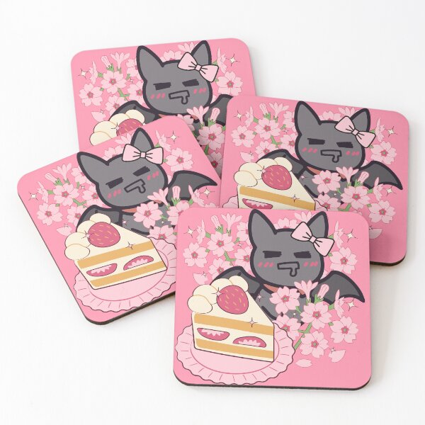 Item preview, Hungry Bat and Strawberry Cake designed and sold by Kanniax.