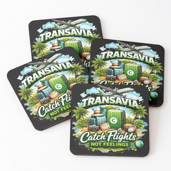 Item preview, Transavia Travel Design – Catch Flights Not Feelings Aesthetic Vacation Graphic designed and sold by Nixora.
