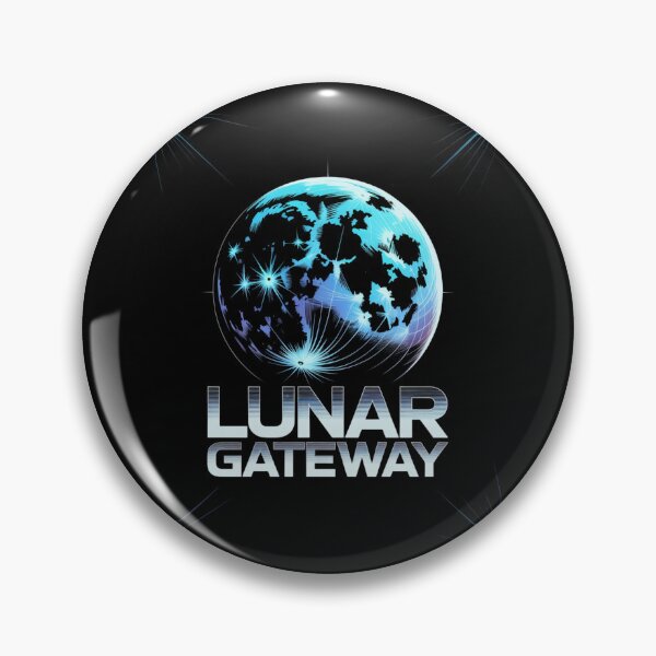 Item preview, Lunar Gateway — Moon Topographic Map Glowing Space Art Tee V7 designed and sold by DarylWelsh2024.