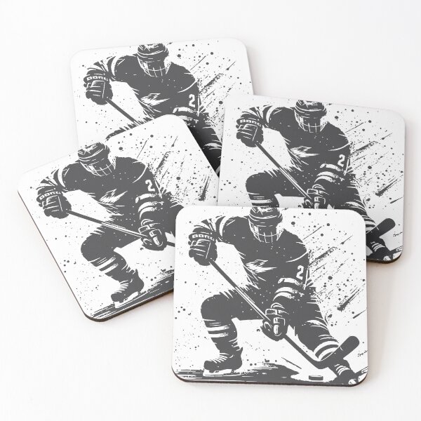 Item preview, Dynamic Ice Hockey Player Silhouette Vector Illustration - Action Sports Black and White Clipart3 designed and sold by Dejbar.