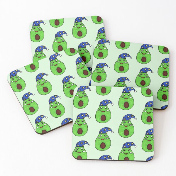 Item preview, self-painted sleeping avocado designed and sold by Mellis-Welt.