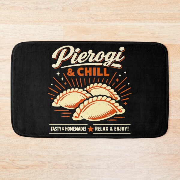 Item preview, Pierogi & Chill: Retro dumplings vintage design designed and sold by Pineapple-Tree.