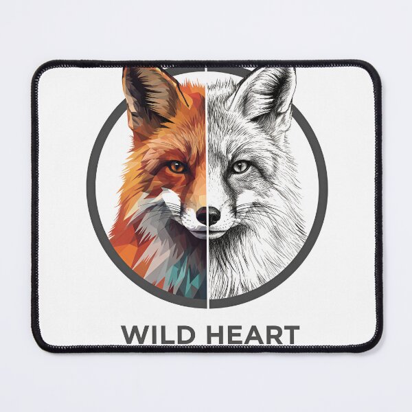 Item preview, Fox Wolf Split Face Shirt – Adventure & Free Spirit Apparel designed and sold by Rivistudio.