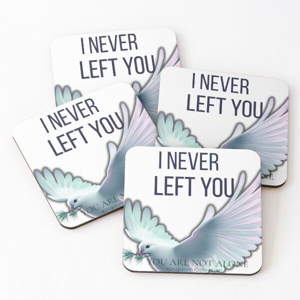 Item preview, "I Never Left You Dove Design| Christian Faith Shirt Peace Graphic | Holy Spirit Peace Graphic| Spiritual Comfort Quote Tee" designed and sold by kingdom collection.