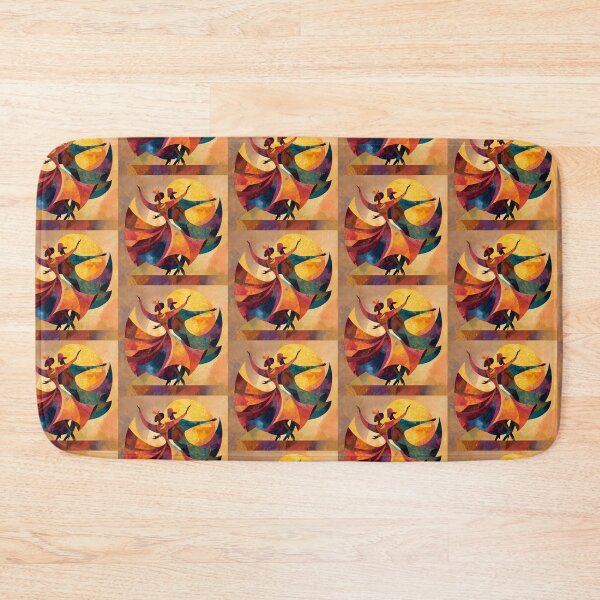 Item preview, ✨African Couple Dance — Vibrant Afrocentric Cultural Art Print ✨ designed and sold by CheersTOGETHER.