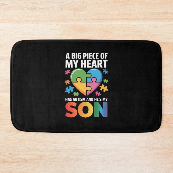 Item preview, A Big Piece of My Heart Has Autism and He's My Son designed and sold by ladypoeart.
