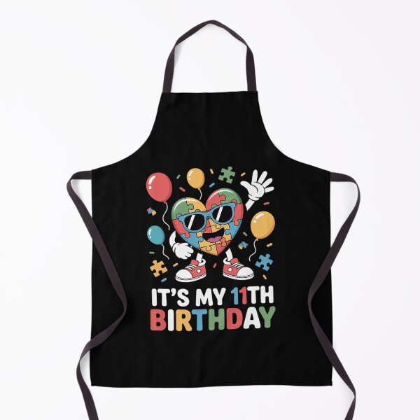 Item preview, Age 11 Year Old Birth Dabbing Heart Puzzle Autism Awareness designed and sold by AshleyCollas.