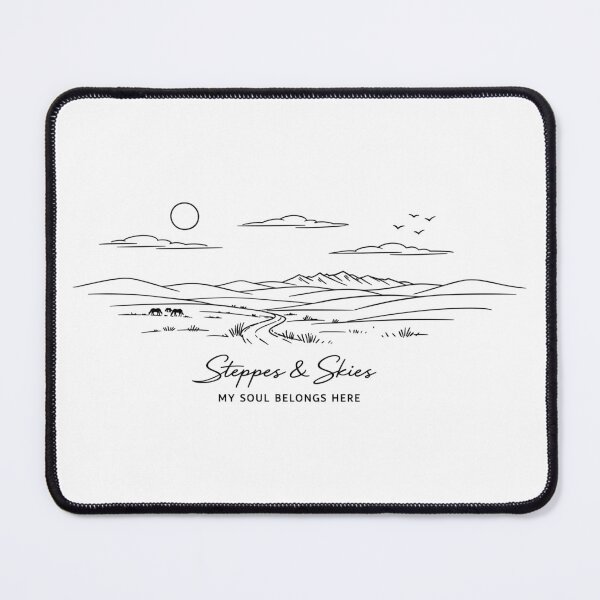 Item preview, Steppes & Skies: Kazakhstan Steppe Minimalist Design designed and sold by Pineapple-Tree.