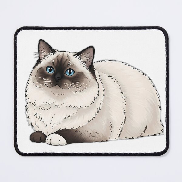 Item preview, Ragdoll Cat Loaf Pose Sweet Expression designed and sold by pumsquare.
