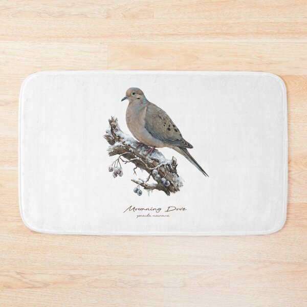 Item preview, Mourning Dove on Snowy Branch designed and sold by Takeda-art.