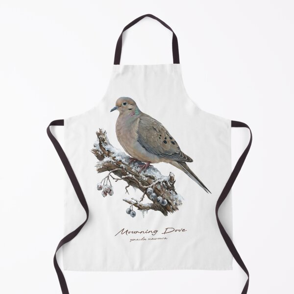 Item preview, Mourning Dove on Snowy Branch designed and sold by Takeda-art.