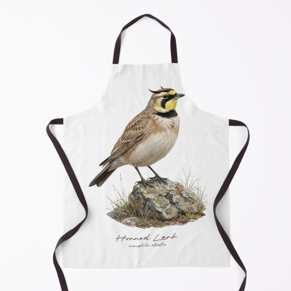 Item preview, Horned Lark on a Rock designed and sold by Takeda-art.