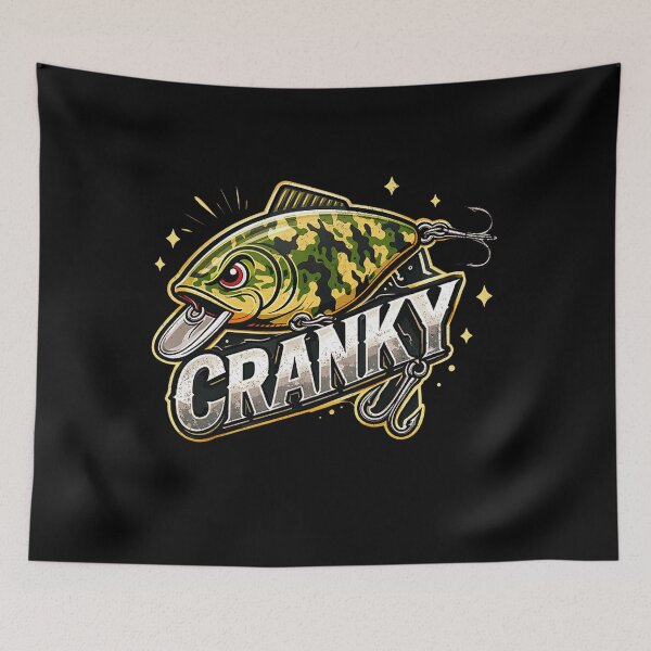 Item preview, A Funny Cranky Fishing Reel Design | Best Gift For Fisherman designed and sold by BlightedArt.