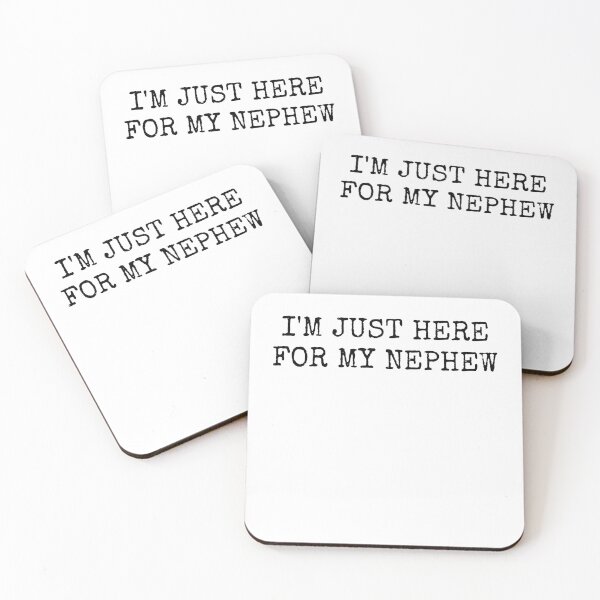 Item preview, Funny Aunt and Uncle Gift I'm Just Here For My Nephew Retro designed and sold by Ali-printshop.