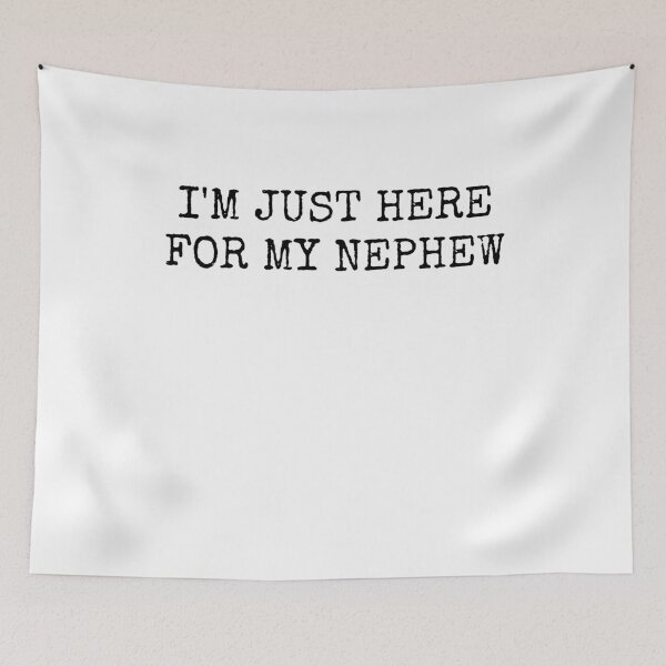 Item preview, Funny Aunt and Uncle Gift I'm Just Here For My Nephew Retro designed and sold by Ali-printshop.